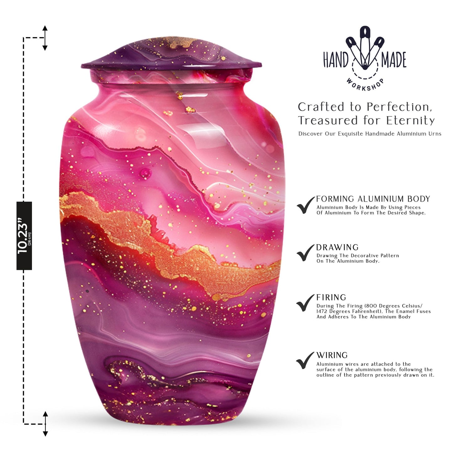 abstract urn for human ashes