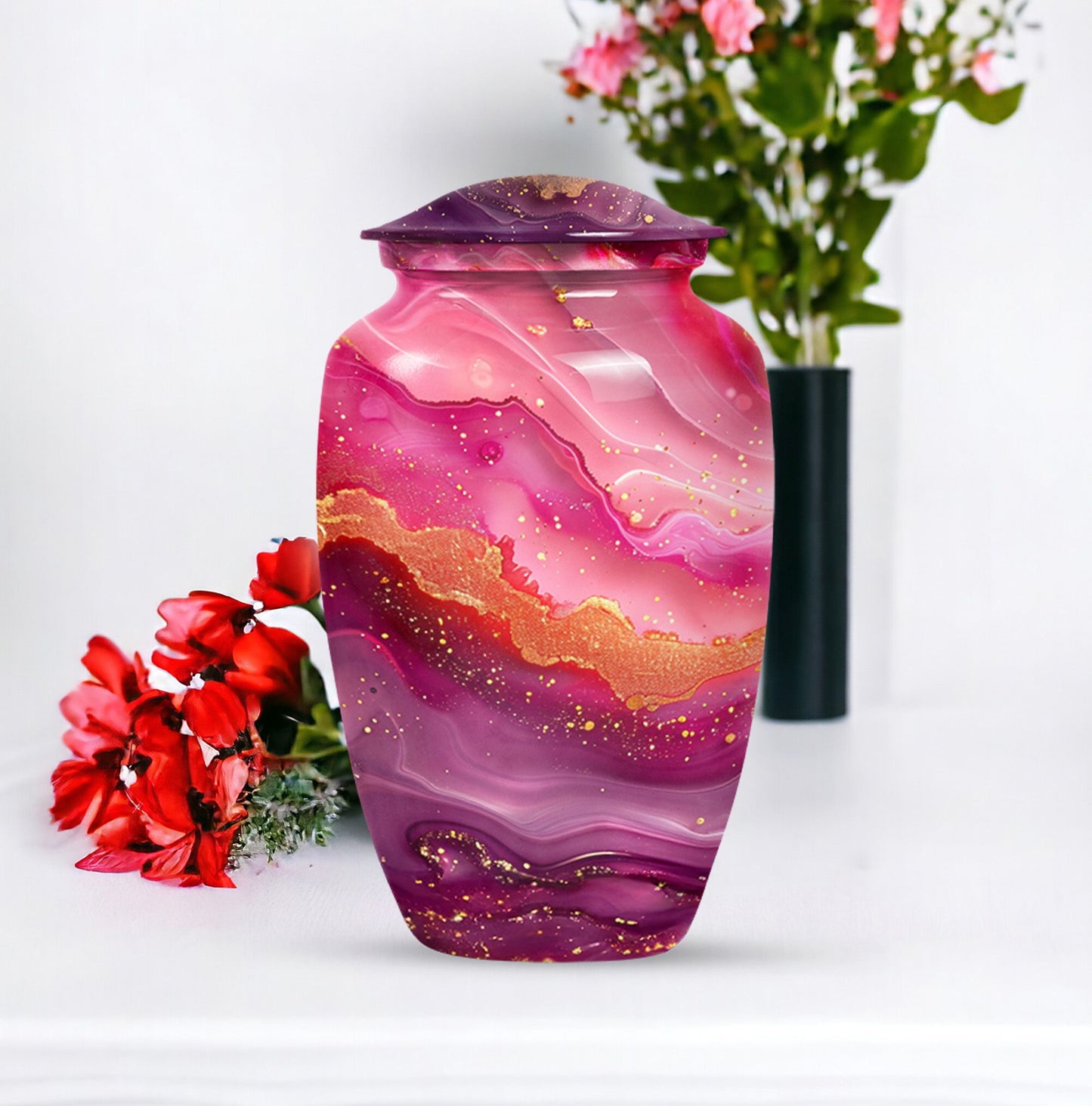 abstract urn for human ashes