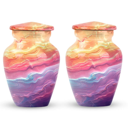 abstract themed classic urn for adult ashes.