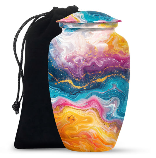 10-inch Abstract Classic Urn