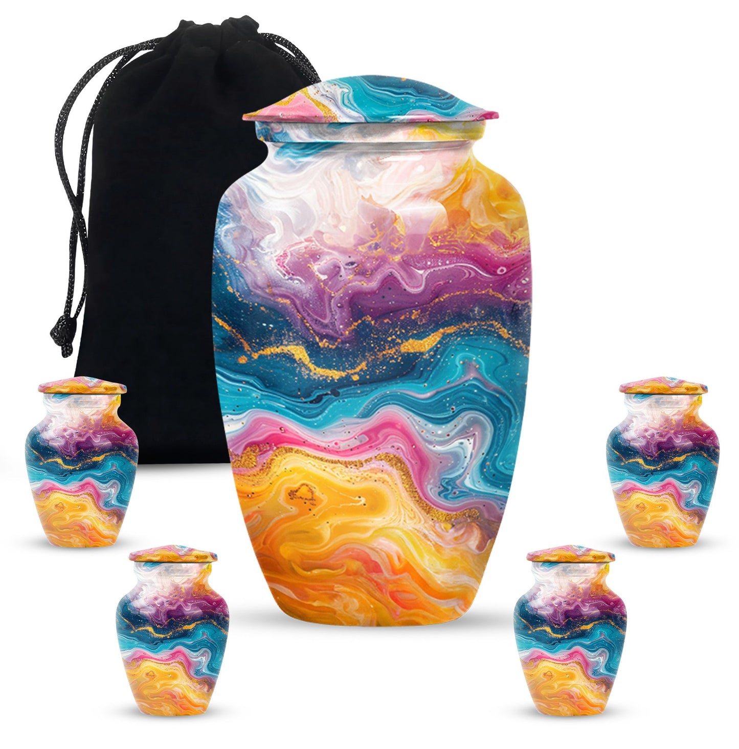 10-inch Abstract Classic Urn