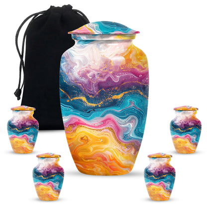 10-inch Abstract Classic Urn
