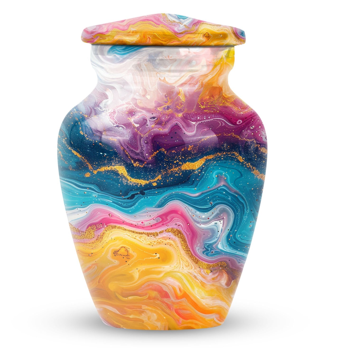 10-inch Abstract Classic Urn