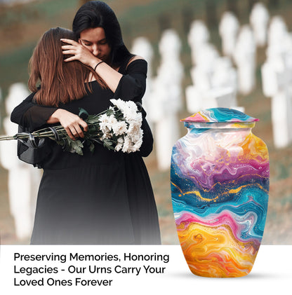10-inch Abstract Classic Urn