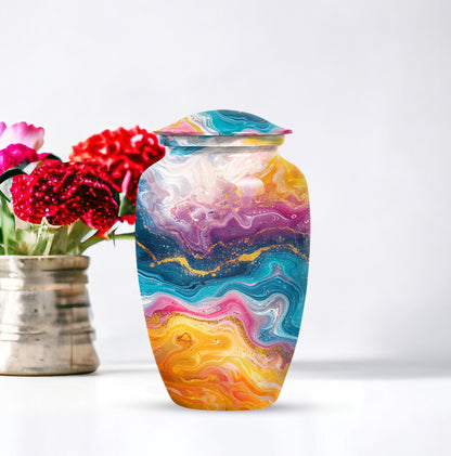 10-inch Abstract Classic Urn
