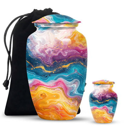 10-inch Abstract Classic Urn