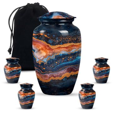 Large Urn with 4 Small Urn