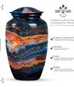abstract urn male, Memorial Human Urns for Ashes