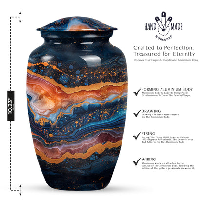 abstract urn male, Memorial Human Urns for Ashes