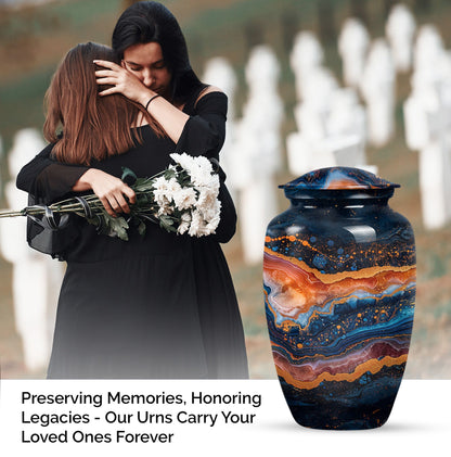 abstract urn male, Memorial Human Urns for Ashes