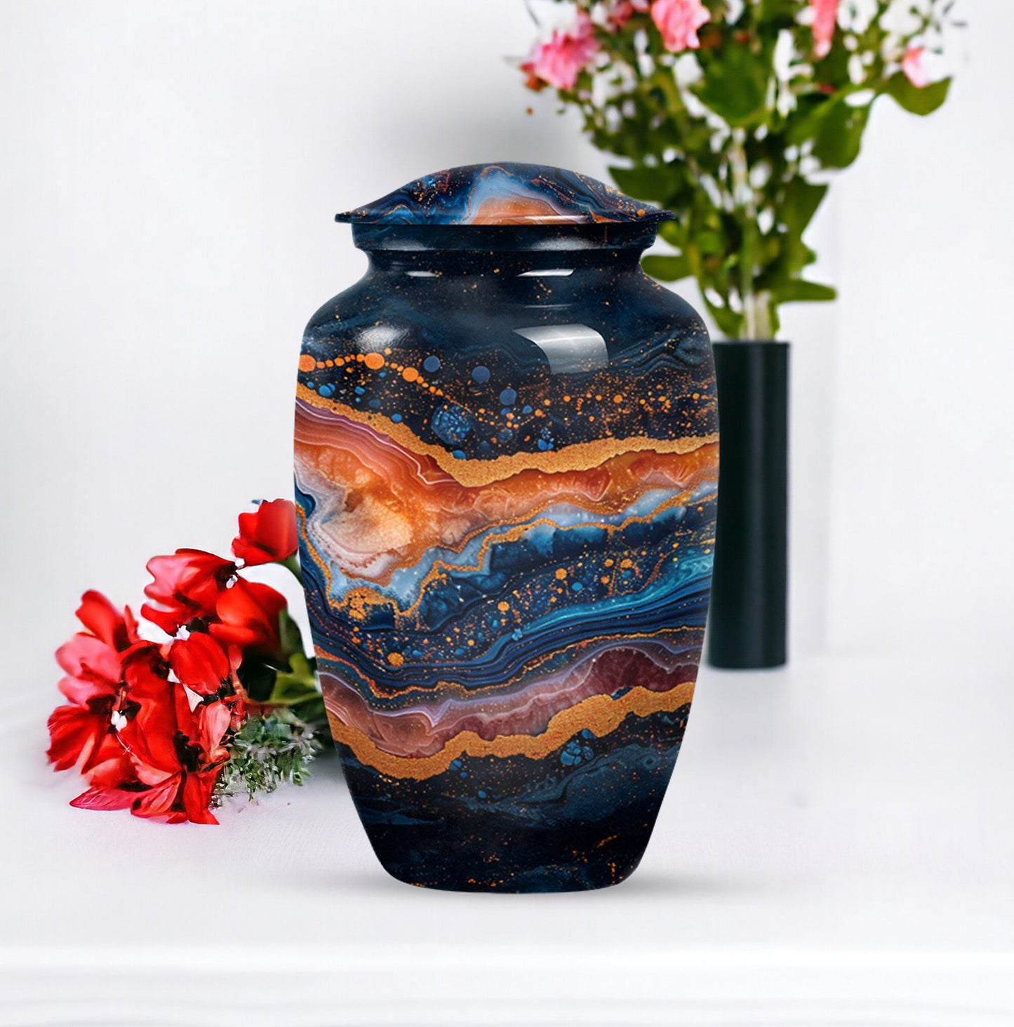 abstract urn male, Memorial Human Urns for Ashes