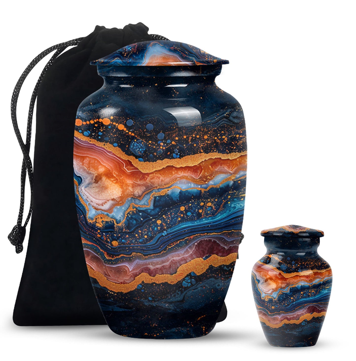 abstract urn male, Memorial Human Urns for Ashes