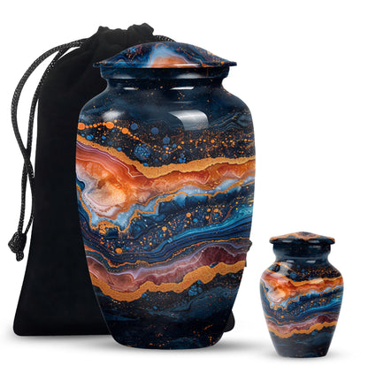 abstract urn male, Memorial Human Urns for Ashes