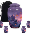 Purple Meadow Classic Urn, large Cremation Urn for Dad