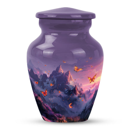 Purple Meadow Classic Urn, large Cremation Urn for Dad