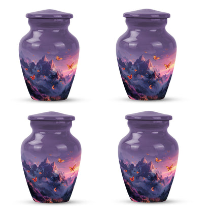Purple Meadow Classic Urn, large Cremation Urn for Dad