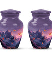 Purple Meadow Classic Urn, large Cremation Urn for Dad