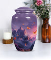 Purple Meadow Classic Urn, large Cremation Urn for Dad