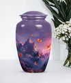 Purple Meadow Classic Urn, large Cremation Urn for Dad