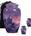 Purple Meadow Classic Urn, large Cremation Urn for Dad