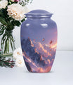 purple meadow urn for burial, Keepsake Urn