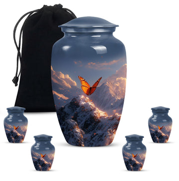 Large Urn with 4 Small Urn