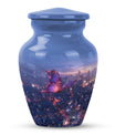  Purple Meadow Urn for women's cremation ashes