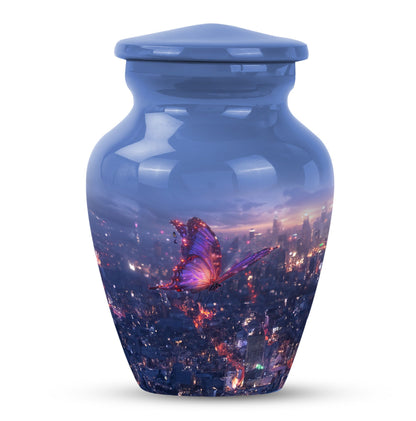  Purple Meadow Urn for women's cremation ashes