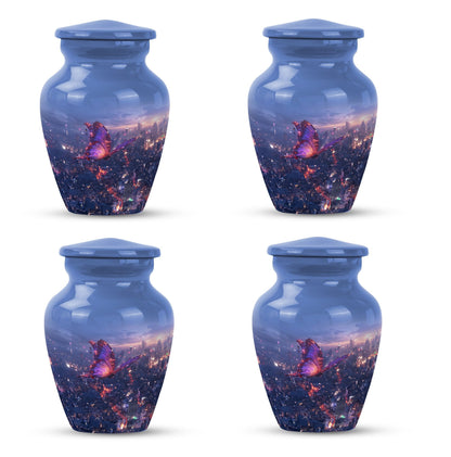  Purple Meadow Urn for women's cremation ashes