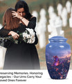 Purple Meadow Urn for women's cremation ashes
