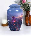  Purple Meadow Urn for women's cremation ashes