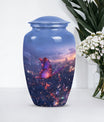 Purple Meadow Urn for women's cremation ashes