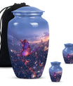  Purple Meadow Urn for women's cremation ashes