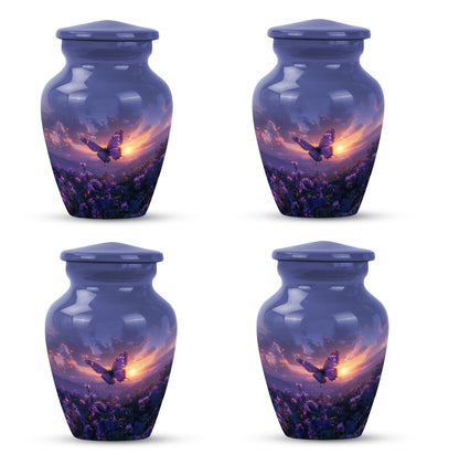 purple meadow classic urn for adult human ashes