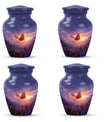 purple meadow cremation urn, Keepsake Urn