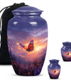 Monarch Butterfly Cremation Urn For Ashes - Purple Urns For Funeral
