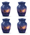 Purple Meadow Urn For Ashes - Monarch Butterfly Funeral Urn For Women