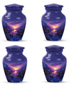 Purple Meadow Urn For Human Ashes Large - Mountain Valley Urn For Funeral