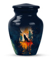 Wolf Howling Urn - Keepsake Urn