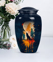 Wolf Howling Urn - Keepsake Urn