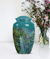 FLOWERS urn, cremation urn