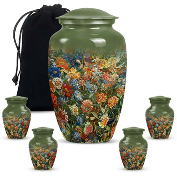 Large Urn with 4 Small Urn