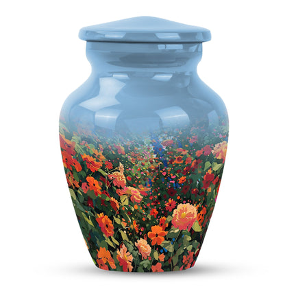  FLOWERS urn, funeral urn 