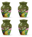 Flowers Urn, cremation urn for male ashes