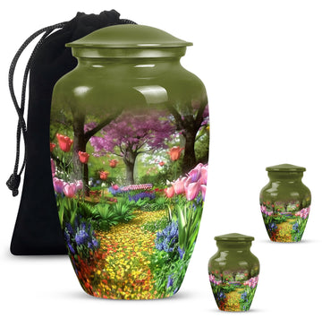 Large Urn with 2 Mini Urn