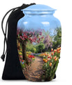flowers urn for funeral - Keepsake urn For Ashes