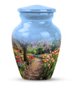 flowers urn for funeral - Keepsake urn For Ashes