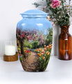 flowers urn for funeral - Keepsake urn For Ashes