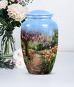 flowers urn for funeral - Keepsake urn For Ashes