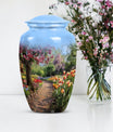 flowers urn for funeral - Keepsake urn For Ashes